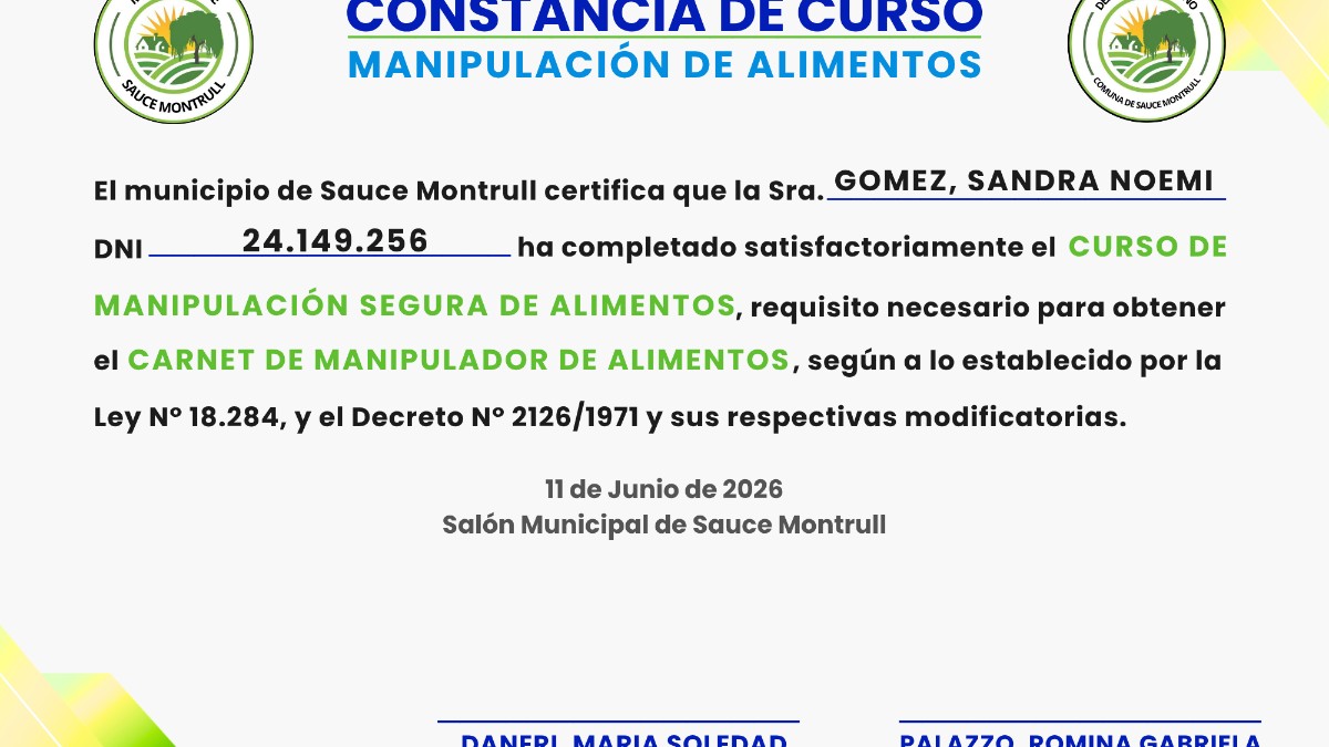 Montrull continúa creciendo con nuevas obras y mejoras urbanas